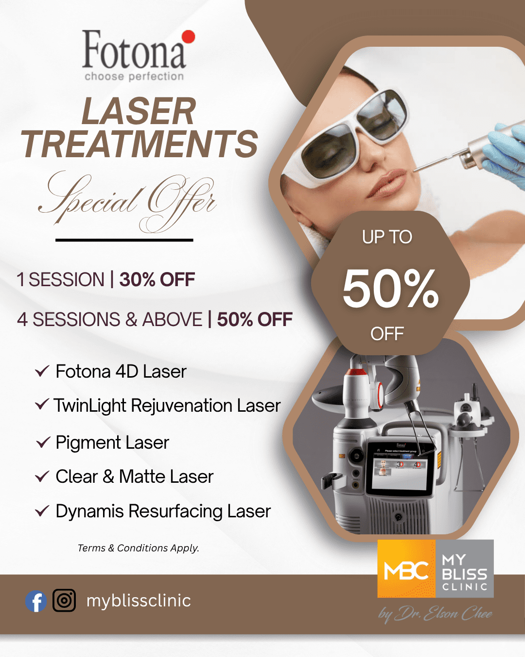 Lasers Promo Code Laser Promo | My Bliss Clinic